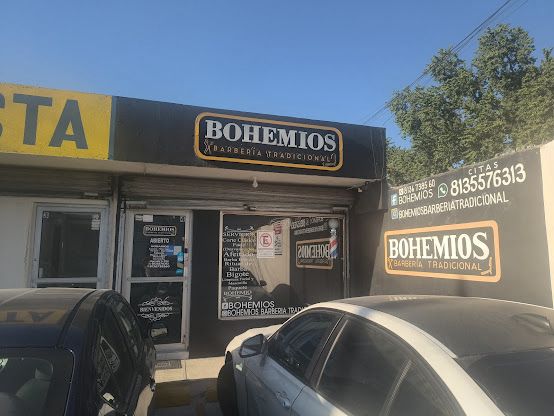 Fachada Bohemios Barber&iacute;a Tradicional Monterrey
